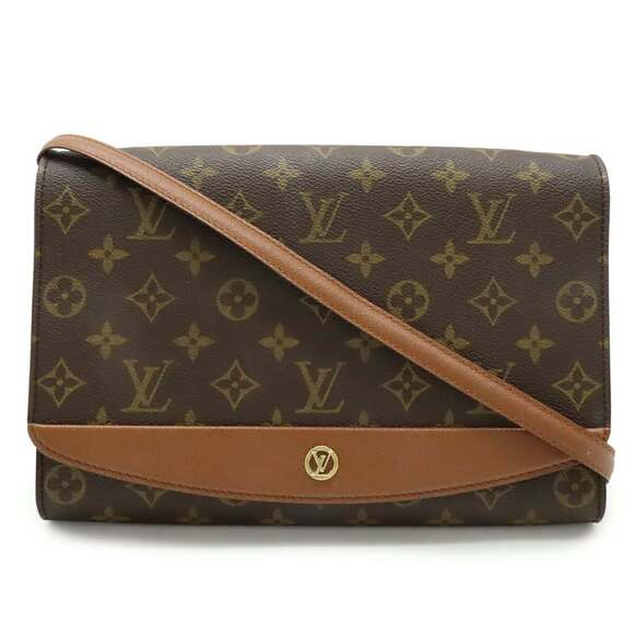 LOUIS VUITTON Brown Monogram Shoulder Bag